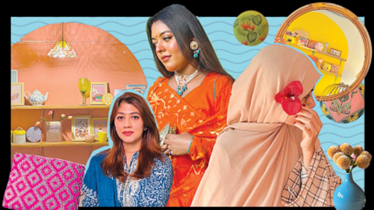Women turn homes into art for profit - women art