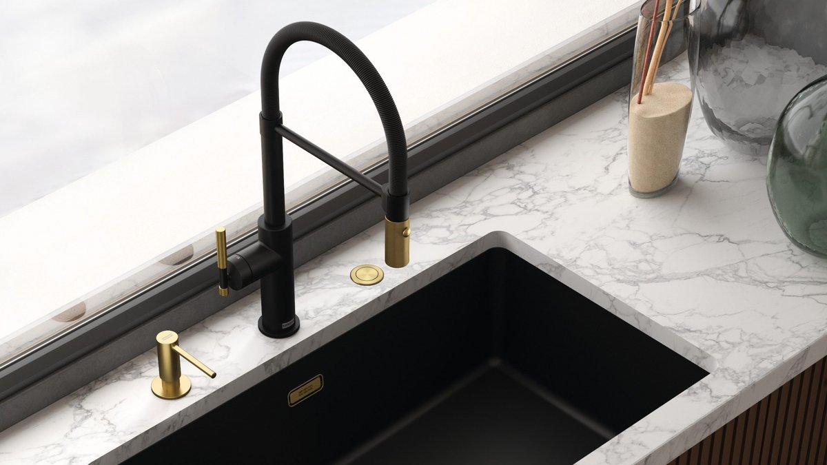 Maris Stripes Taps Combine Style And Function - kitchen taps
