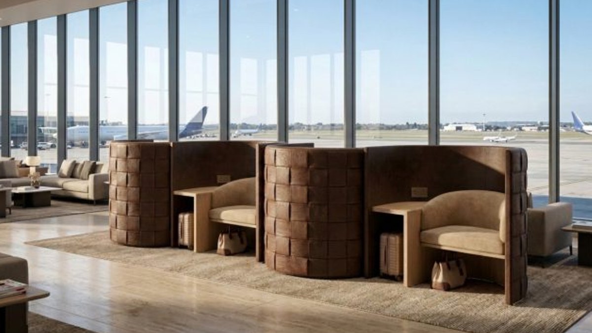 Airport brand and students redesign lounge chair - airport lounge chair