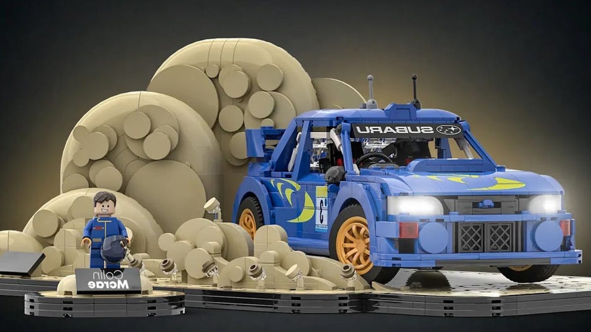 McRae Rally Car Gets Lego Tribute - lego rally car
