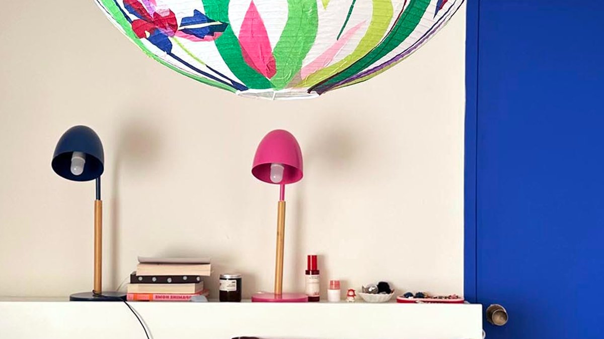 Brighten up your lantern with Matisse flair - lantern diy