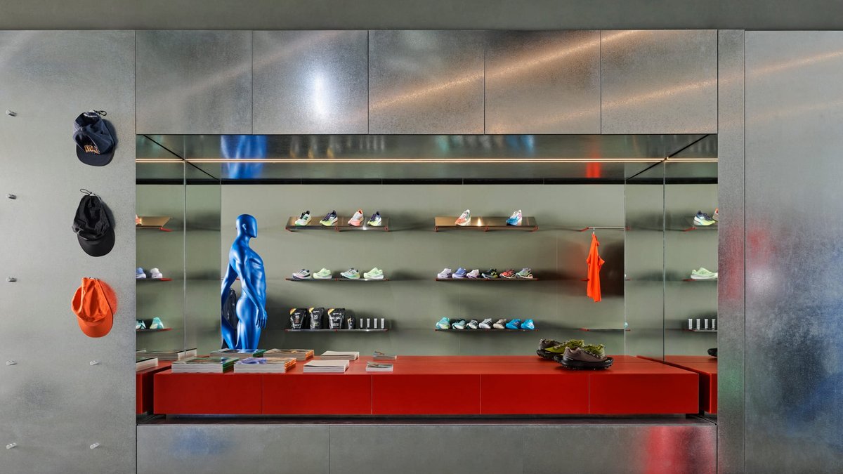 Kennedy Nolan designs Up There Athletics Sydney store