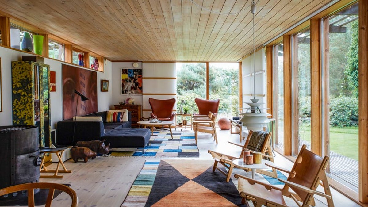 Wooden ceilings adorn these modern homes Wooden ceilings adorn these modern homes - wooden ceilings