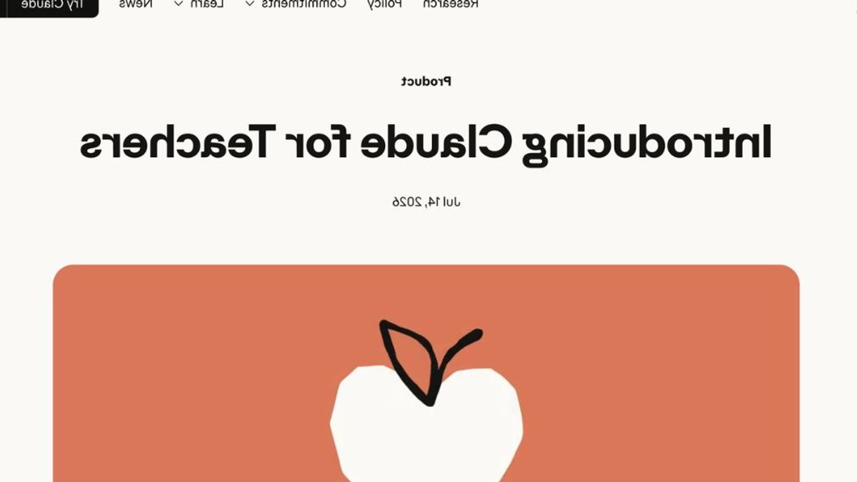 Claude launches AI tool for K-12 teachers Claude launches AI tool for K-12 teachers - claude for teachers