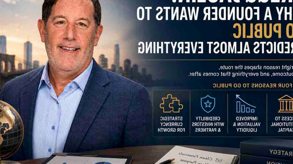 Founder Predicts Success in Going Public - going public
