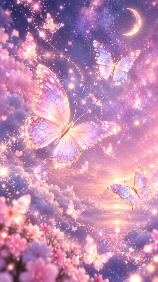 Butterfly Sparkle Dream wallpaper