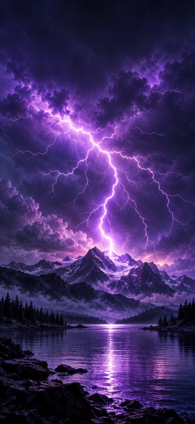 Dark Lightning wallpaper