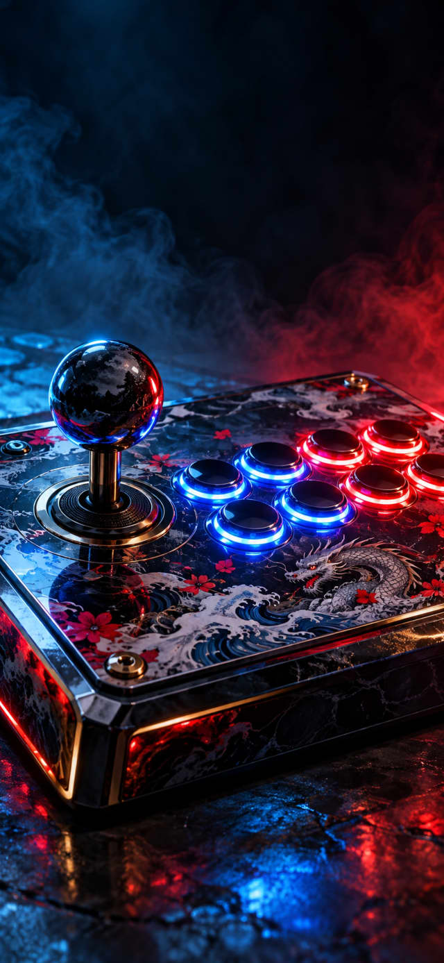 Arcade Stick Closeup wallpaper