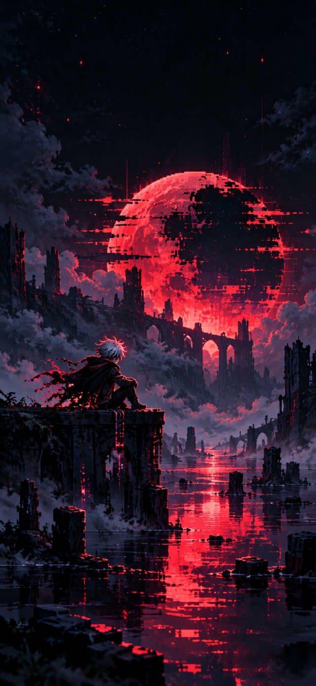 Game Over Pixel Screen wallpaper