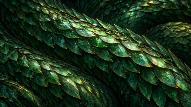 Jade Dragon Scale — Laptop Wallpaper wallpaper
