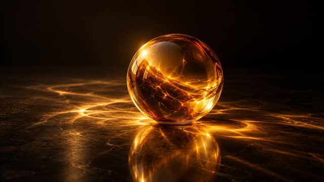 Amber Glass — Desktop Wallpaper wallpaper