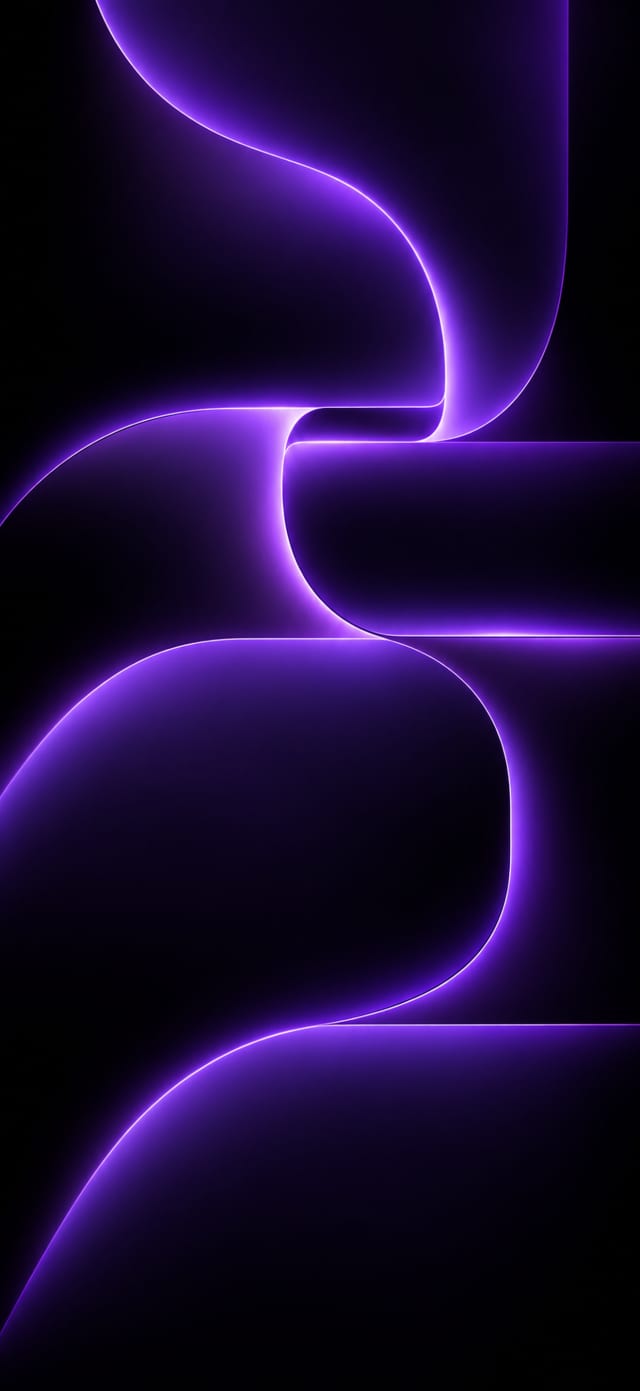 Neon Noir — Violet Vortex wallpaper