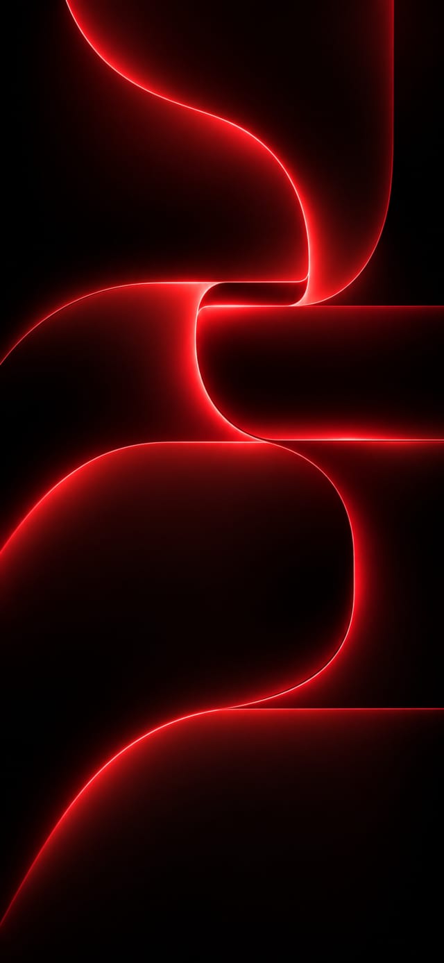 Neon Noir — Crimson Seam wallpaper