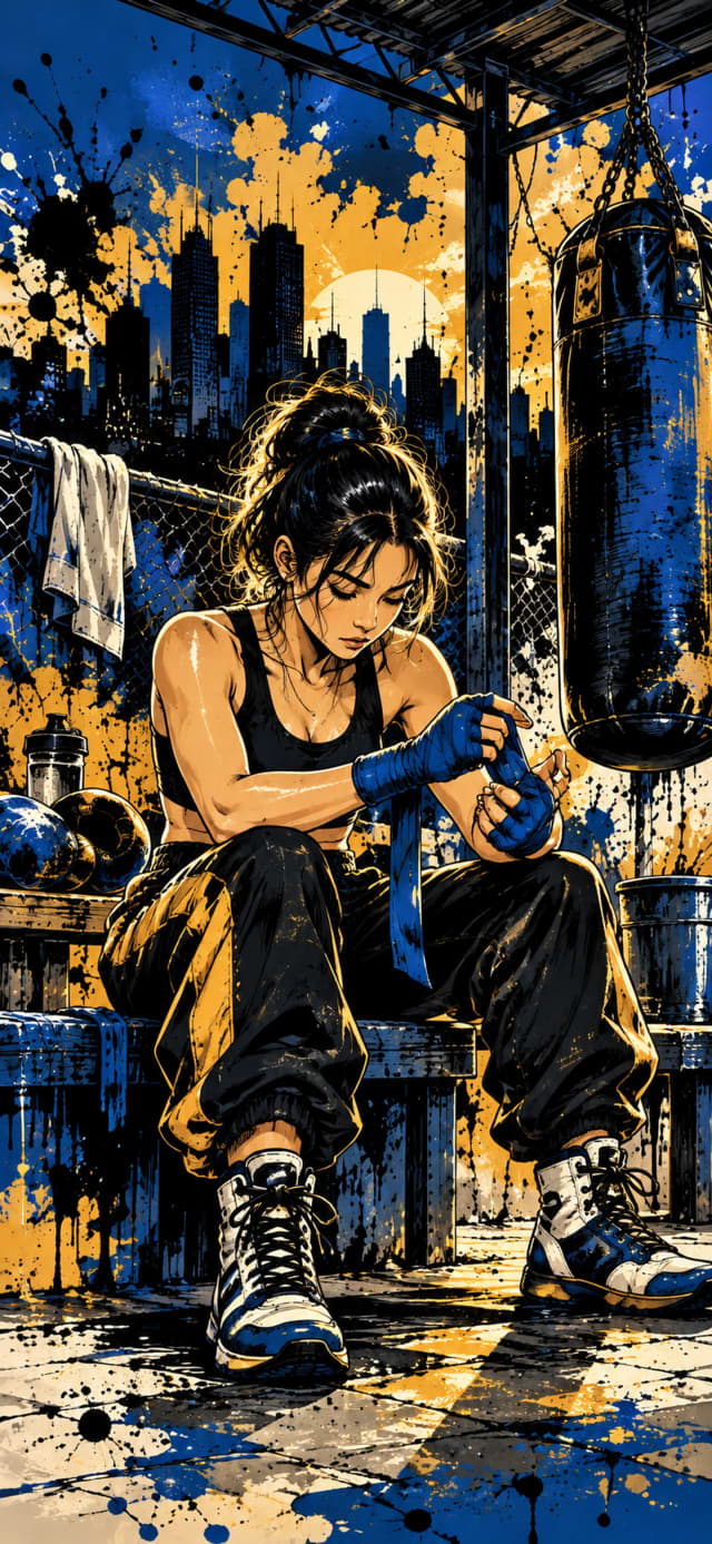 Boxing Gym Focus wallpaper