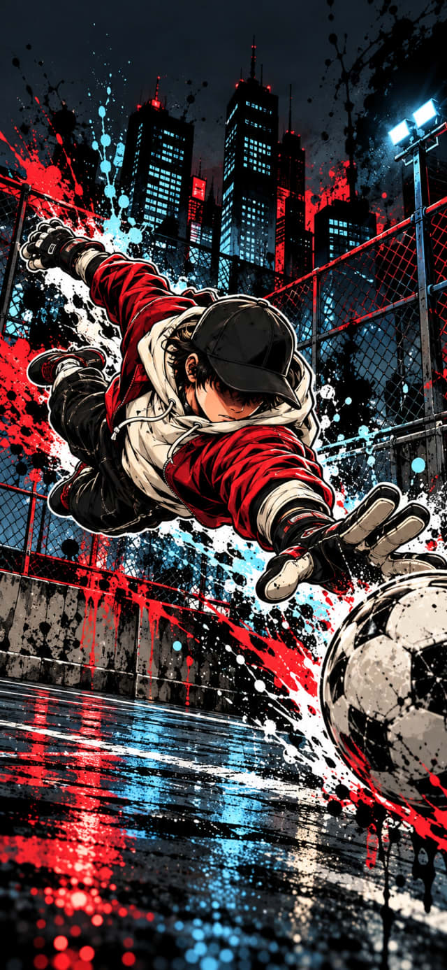 Street Football Keeper wallpaper