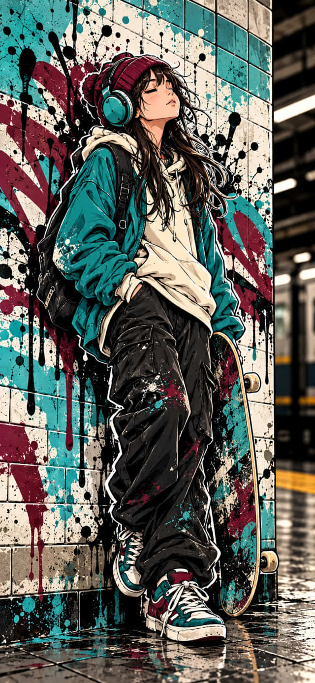 Subway Listener wallpaper