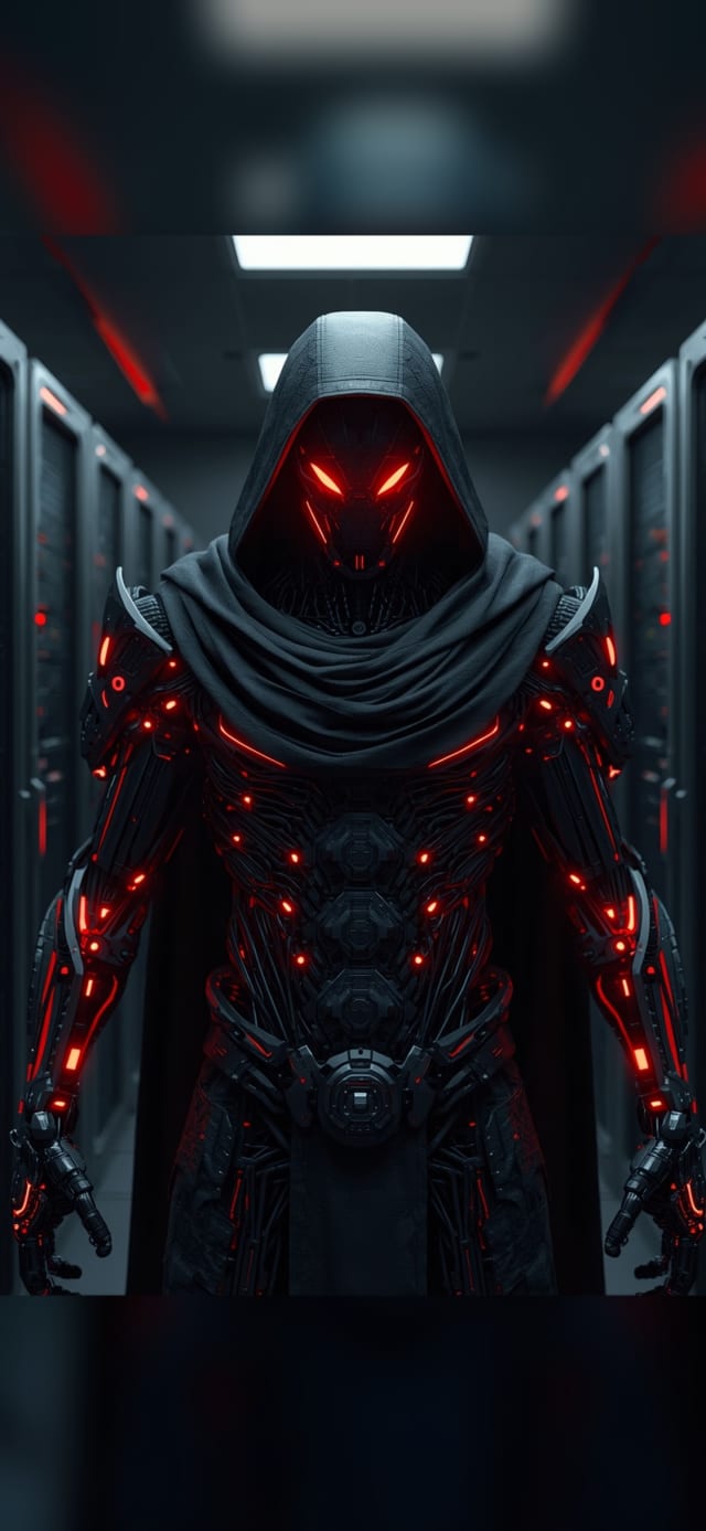 Cyber Overlord - 3D Enemy Character Wallpaper wallpaper