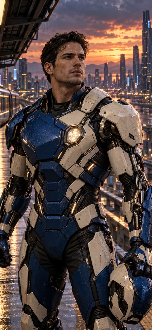 Cobalt Foundry — Original Superhero Mobile Wallpaper wallpaper