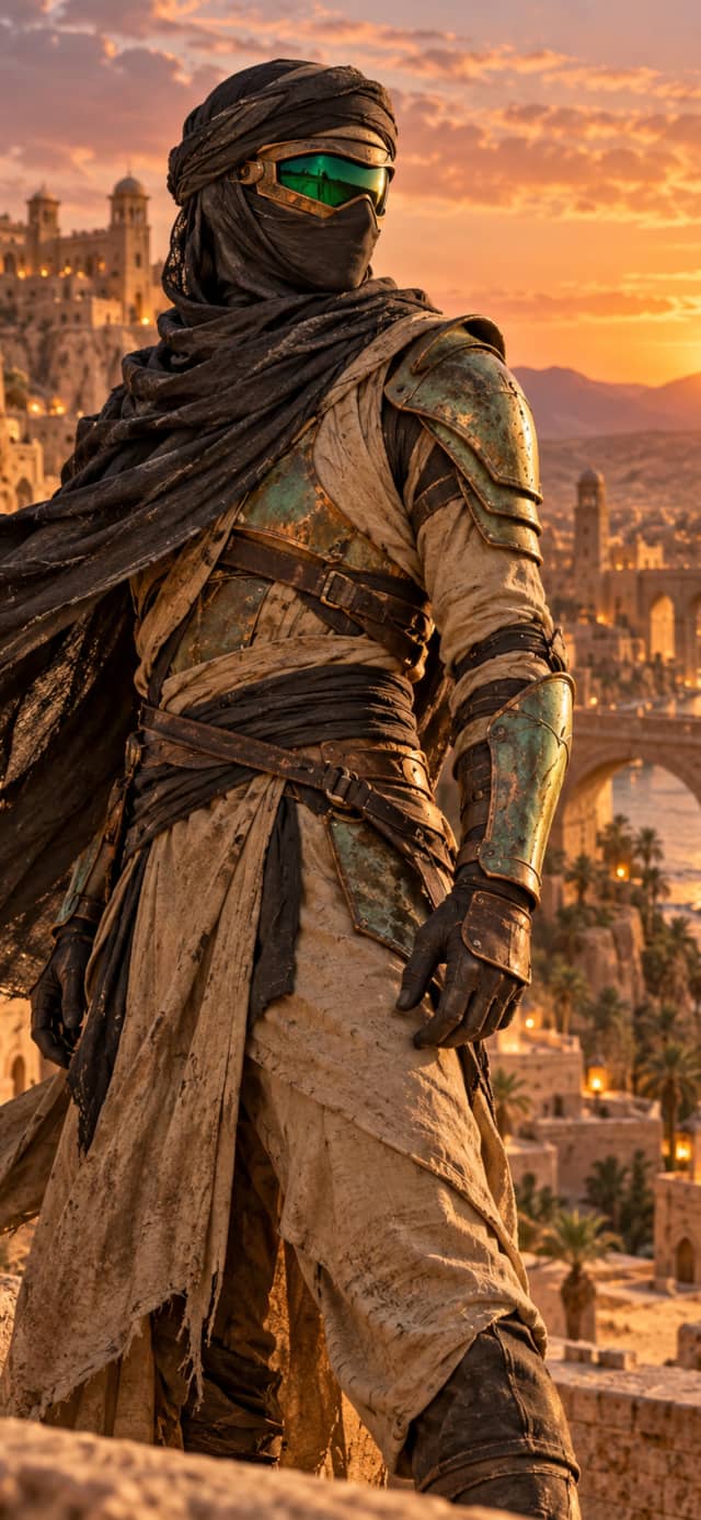 Dune Aegis — Original Superhero Mobile Wallpaper wallpaper