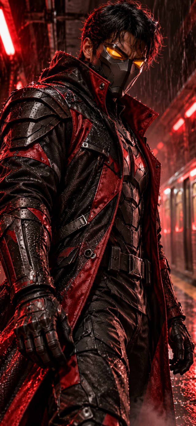 Cinder Signal — Original Superhero Mobile Wallpaper wallpaper