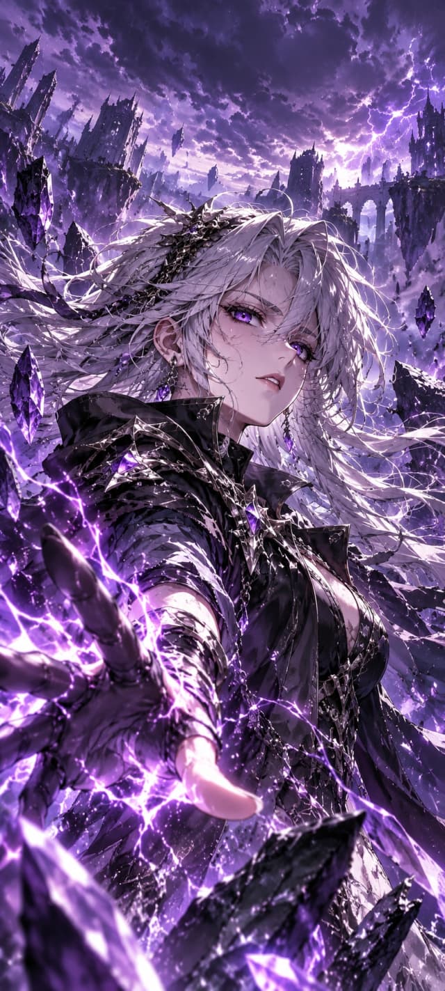 Violet Storm Warrior wallpaper