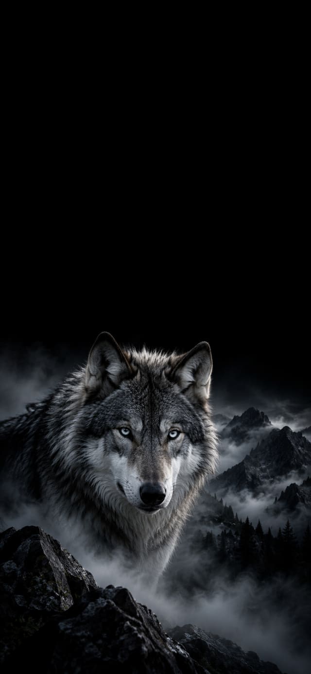 Amber-Eyed Night Owl wallpaper
