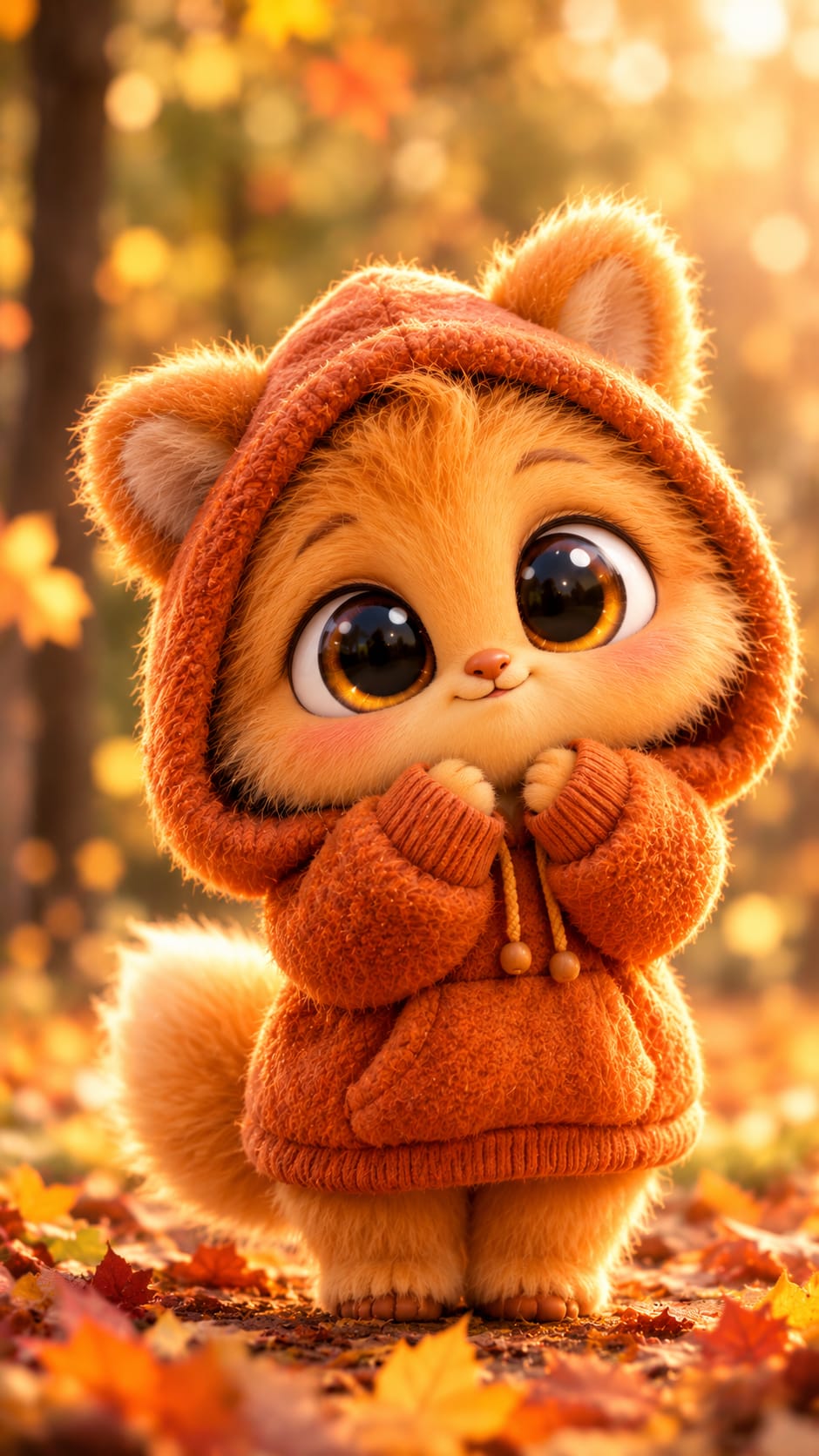 Tiny Hoodie Kid Monster free HD and 4K wallpaper