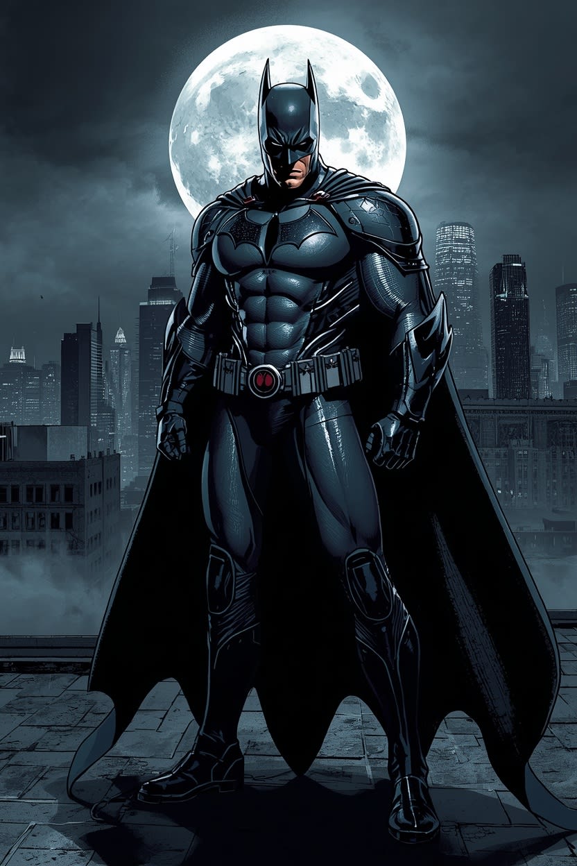 Dark Cape Night Vigilante free HD and 4K wallpaper