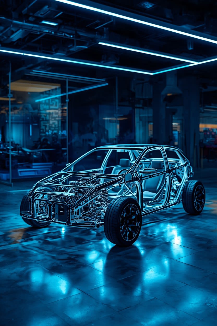 Modular Frame - 3D Concept Car Wallpaper free HD and 4K wallpaper
