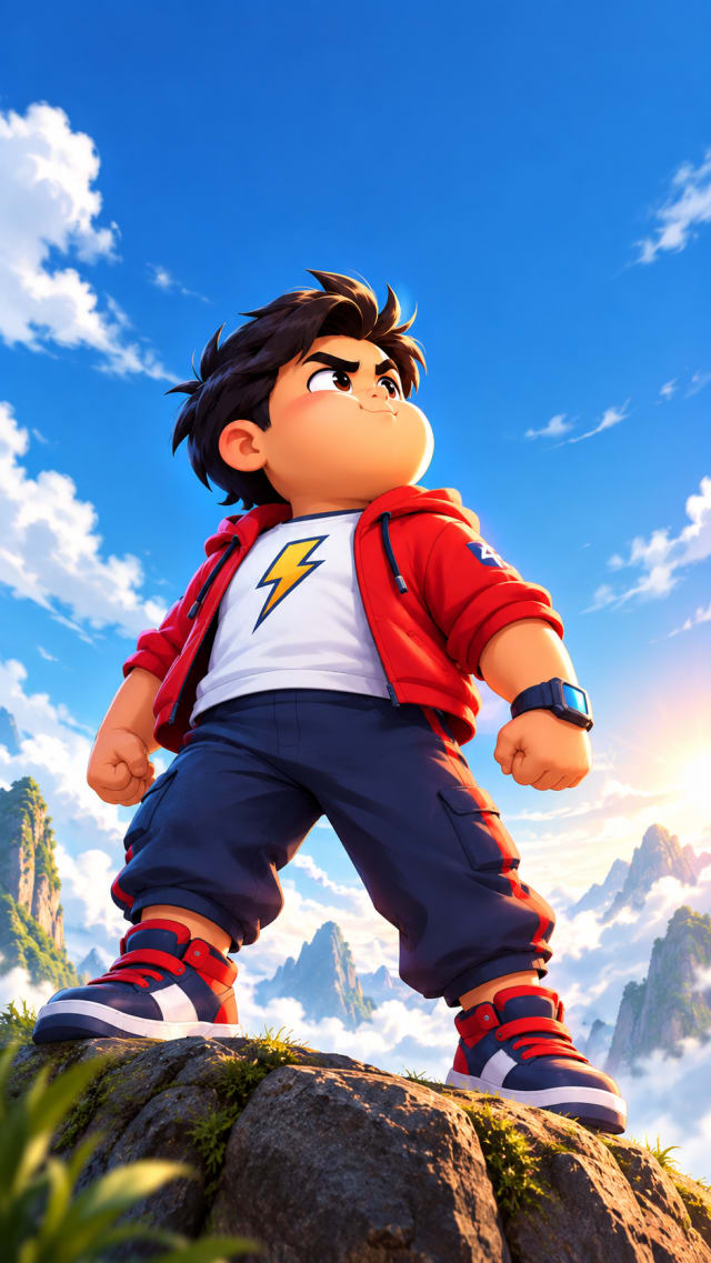Mountain Superhero wallpaper
