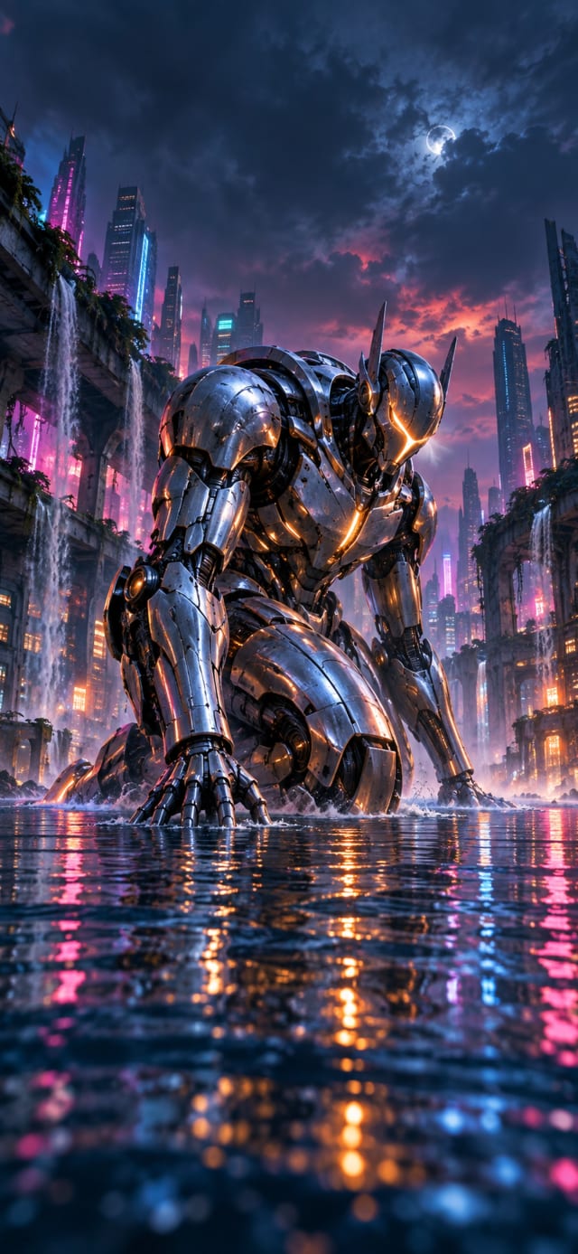 Chrome Titan wallpaper
