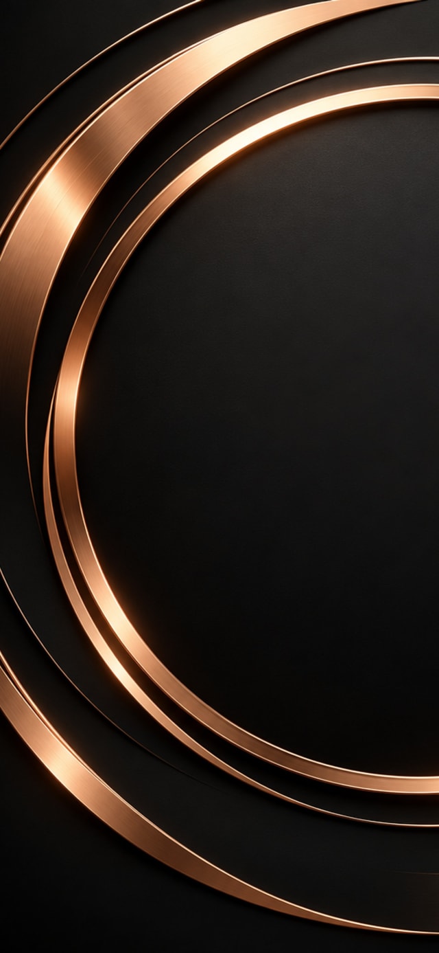 Rose Gold Geometry — Smartwatch Wallpaper wallpaper