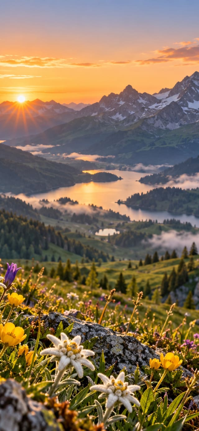 Wildflower Meadow — Smartwatch Wallpaper wallpaper