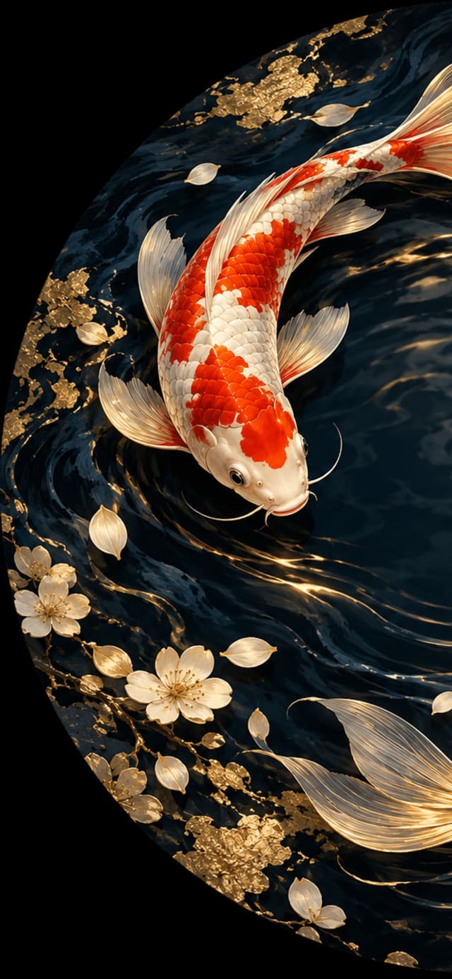 Golden Koi — Smartwatch Wallpaper wallpaper