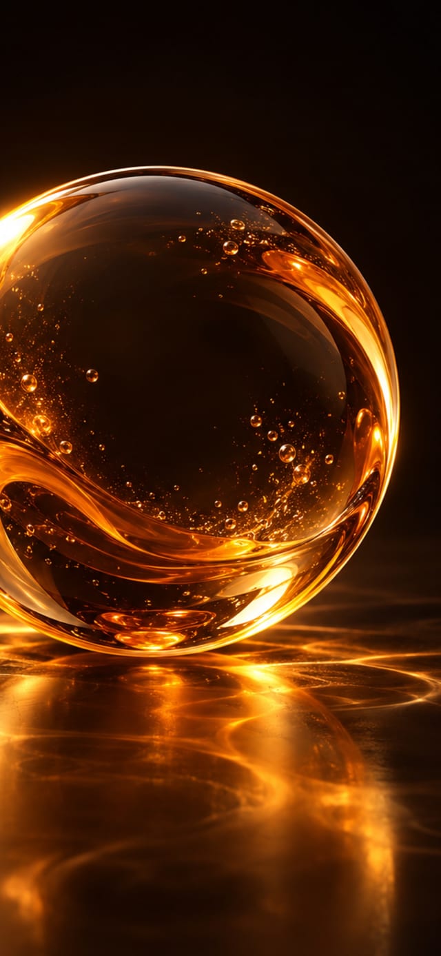 Amber Glass — Smartwatch Wallpaper wallpaper