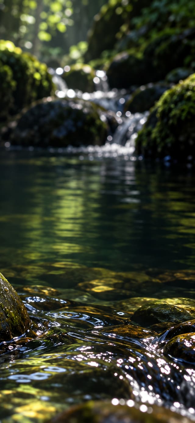 Mossy Stone — Smartwatch Wallpaper wallpaper