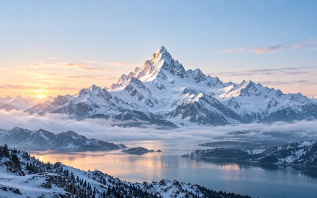 White Peak — Tablet Wallpaper wallpaper