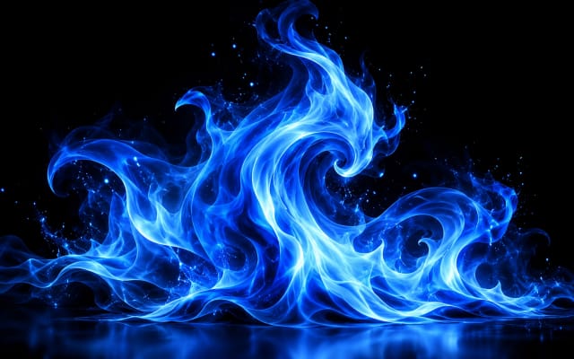 Blue Flame — Tablet Wallpaper wallpaper