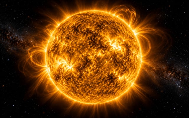 Solar Flare — Tablet Wallpaper wallpaper