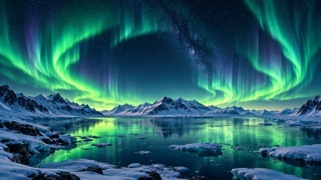 Aurora Halo — Laptop Wallpaper wallpaper