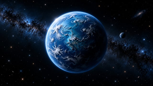 Sapphire Planet — Laptop Wallpaper wallpaper