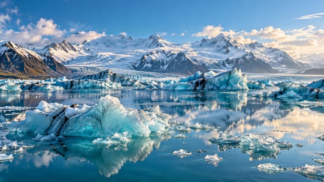 Glacier Lagoon — Laptop Wallpaper wallpaper