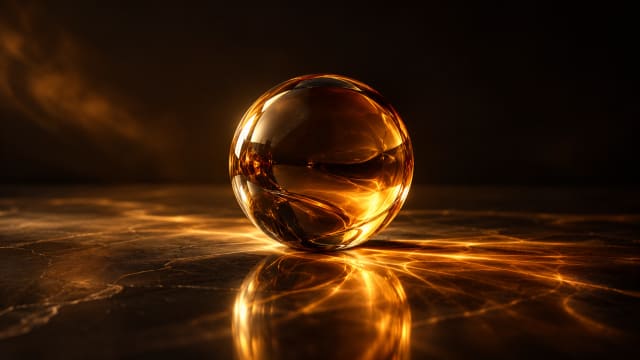 Amber Glass — Laptop Wallpaper wallpaper