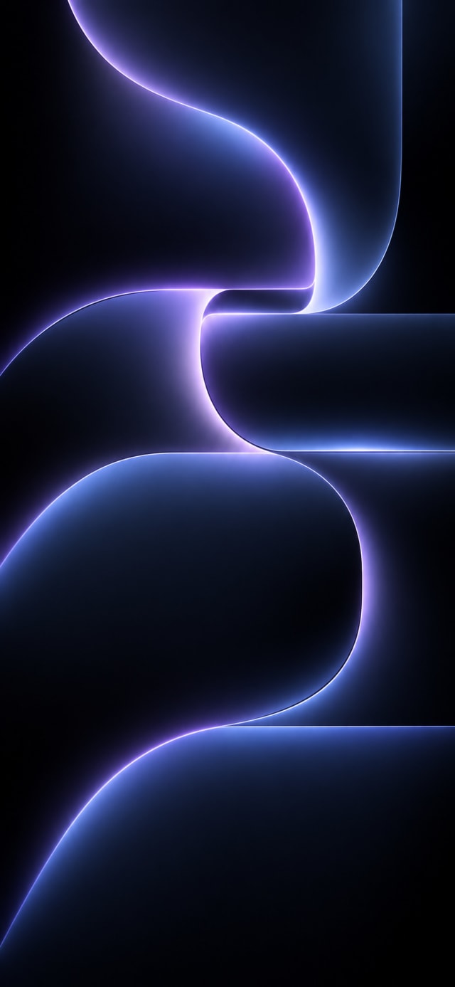 Neon Noir — Lavender Flow wallpaper
