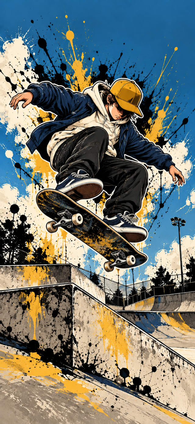 Skatepark Ollie wallpaper