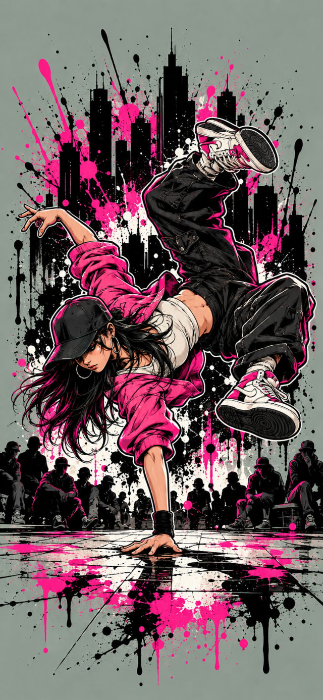 Breakdance Girl wallpaper
