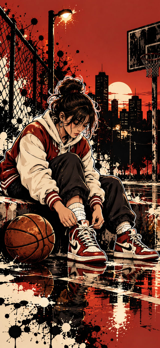 Court Side Portrait wallpaper
