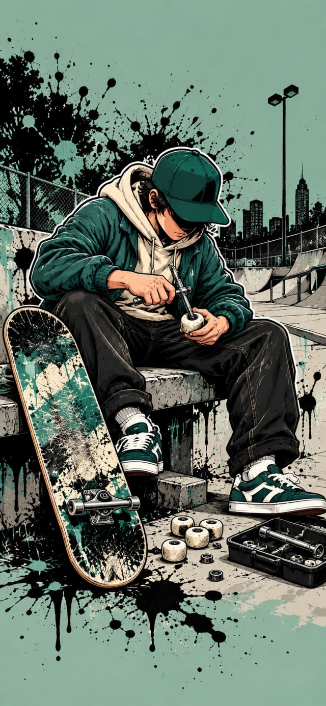 Skateboard Mechanic wallpaper