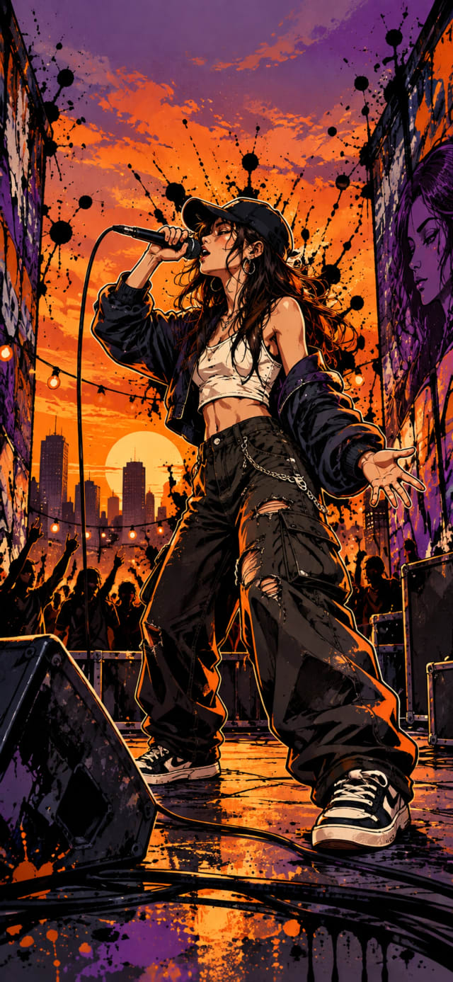 Alley Vocalist wallpaper