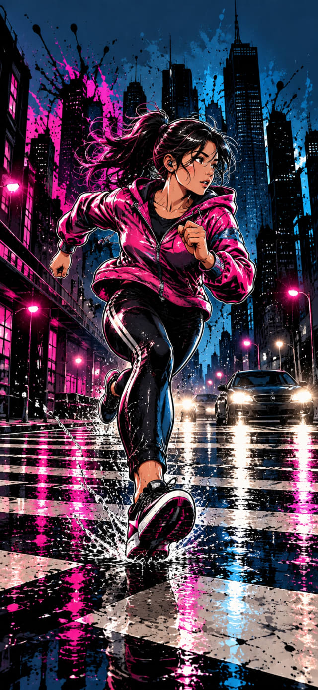 Night Runner wallpaper